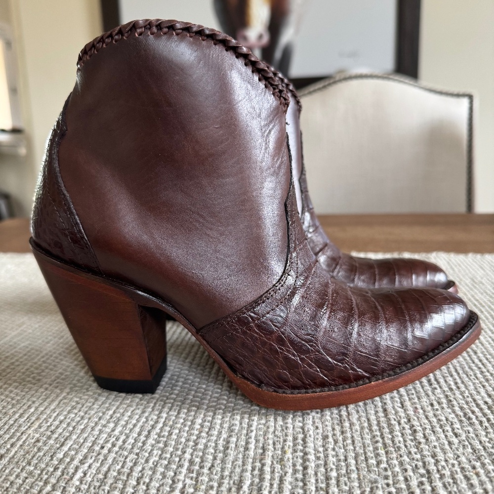 Gator Ankle Boots
